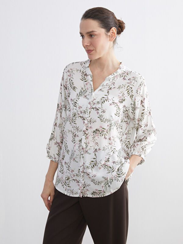 Moudda LC Waikiki - Chemise imprimée manches longues en tissu pour Femme - Tunisie 1
