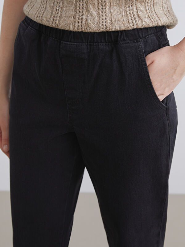 Moudda LC Waikiki - Pantalon jean maternité Femme Rodéo noir - Tunisie 3