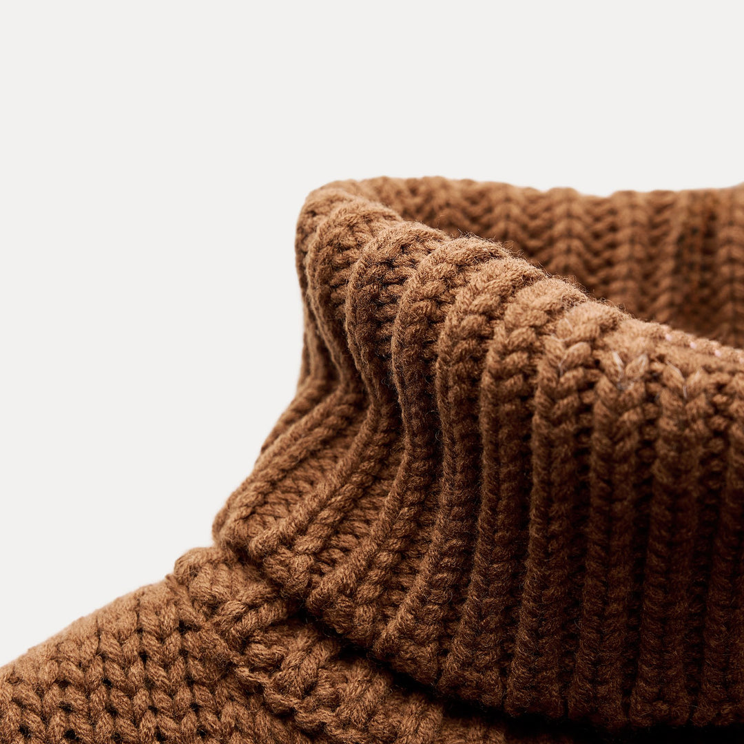 Moudda ZARA - Gilet col montant tricot épais - Tunisie 3