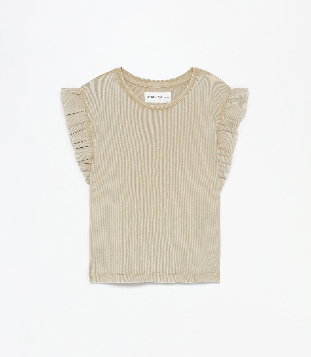 Moudda Lefties - T-Shirt Côtes - Volant Acid Wash Février Fille - Tunisie 1