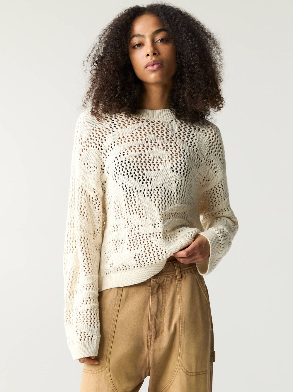 Moudda PULL & BEAR - Pull Dentelle - Fleurs - Tunisie 2