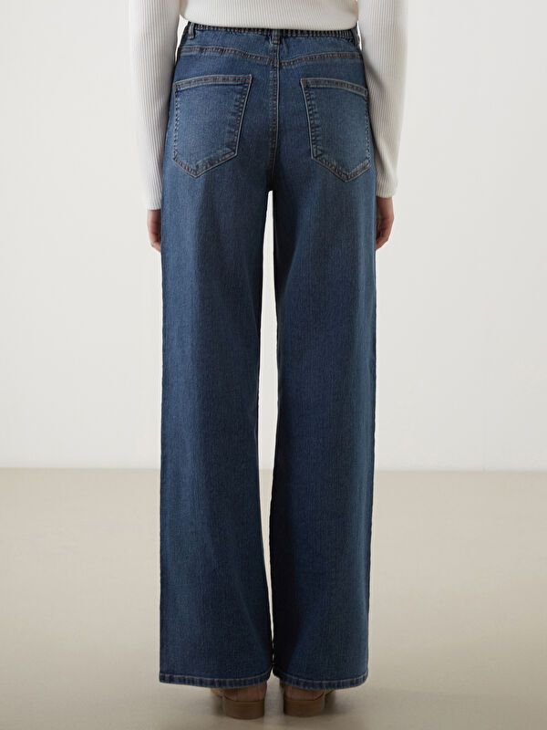 Moudda LC Waikiki - Pantalon tissé denim Femme Rodéo noir - Tunisie 4