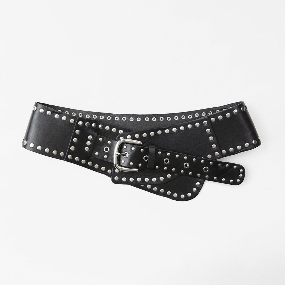 Moudda ZARA - Ceinture large ceinturon avec rivets 11 cm - Tunisie 2