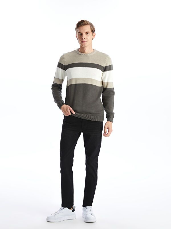 Moudda LC Waikiki - Pull tricot à rayures pour Hommes - Tunisie 2