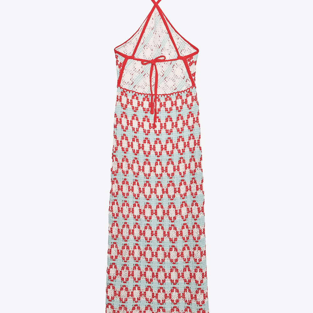 Moudda ZARA - Robe - Col Halter & Faux Crochet Couleurs - Tunisie 2