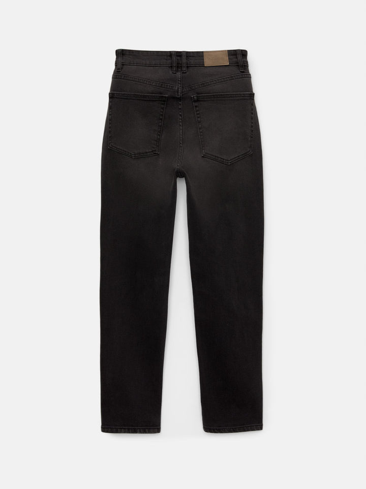 Moudda PULL & BEAR - Pantalon Mom Confort Noir Blanc - Tunisie 1