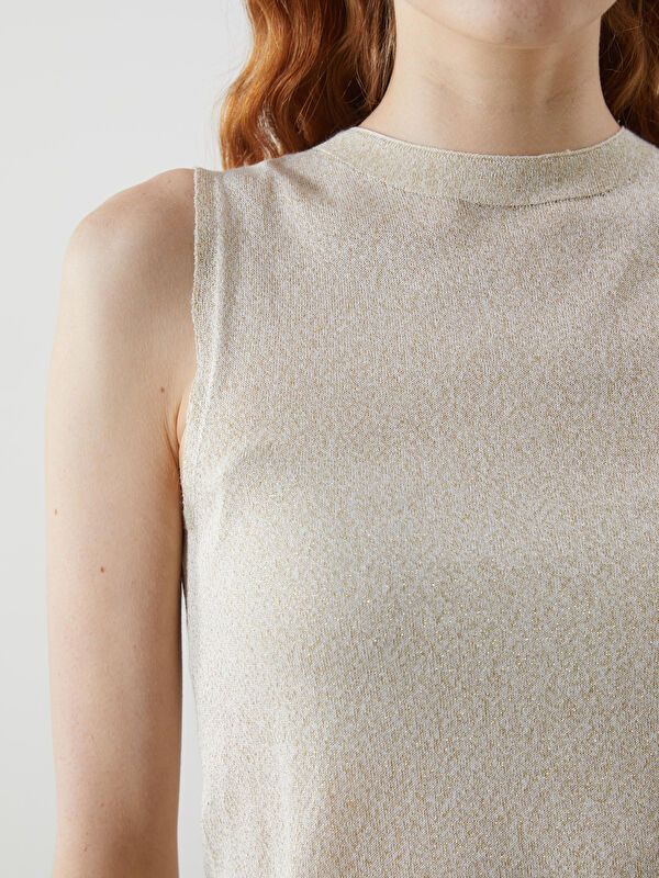 Moudda LC Waikiki - Débardeur tricot Femme Or - Tunisie 3