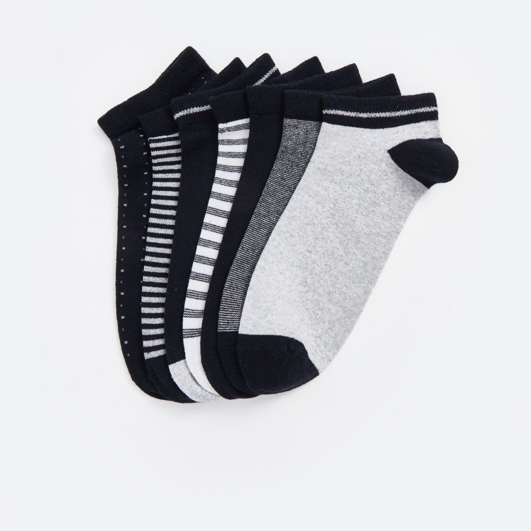 Moudda LC Waikiki - Chaussettes pour sneakers Homme Fil mélangé teint - Tunisie 2