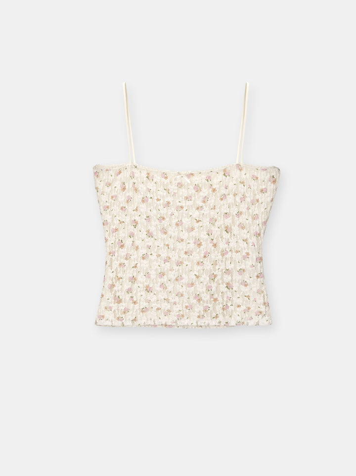 Moudda PULL & BEAR - Body Top Dentelle Fleur Imprimée - Tunisie 3