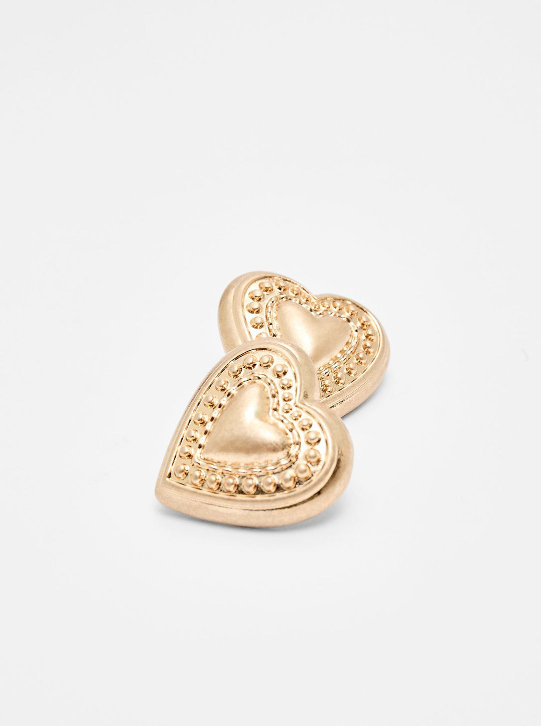 Moudda STRADIVARIUS - Boucle d'Oreille Cœur Gravé - Tunisie 1