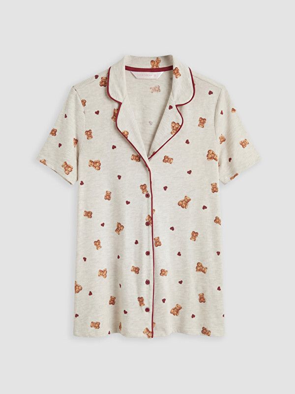 Moudda LC Waikiki - Pyjama maternité pour Femme couleur Avoine mélangé - Tunisie 2