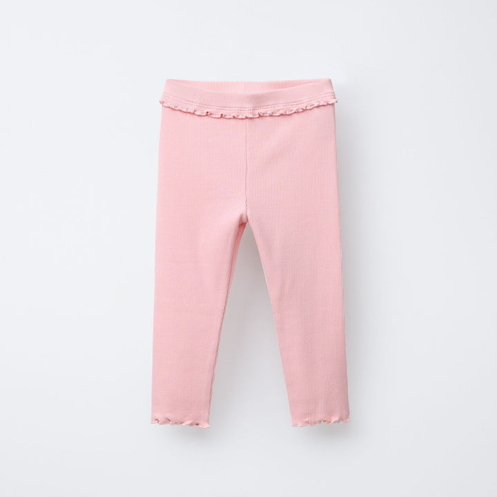 Moudda ZARA - Pack Leggings Enfant - Côtes Allover Fleur + Uni - Tunisie 2