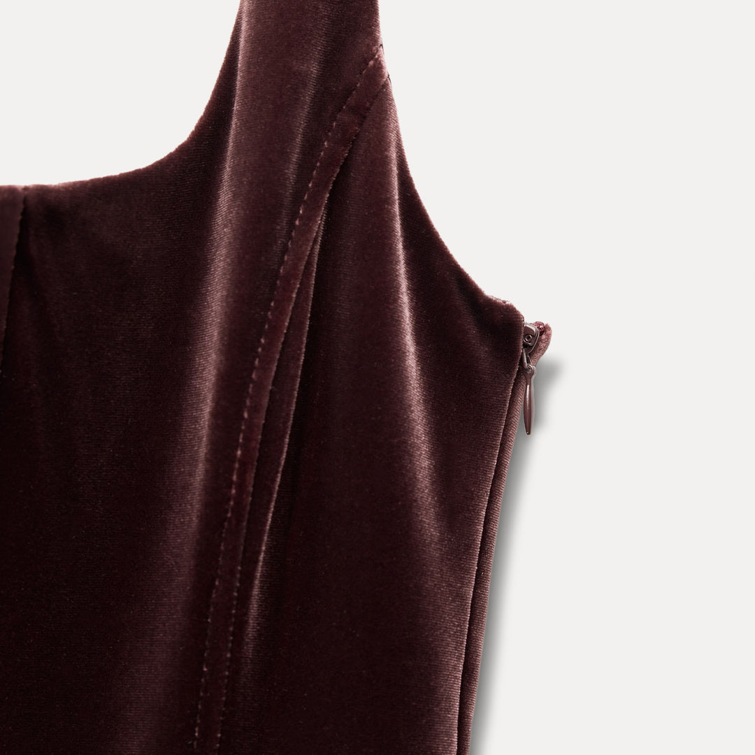 Moudda ZARA - Robe courte corset fines bretelles cape - Tunisie 3