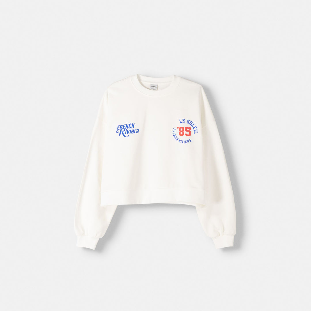 Moudda BERSHKA - Sweat French Riviera Le Soleil - Tunisie 1