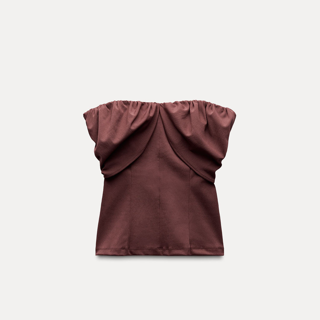 Moudda ZARA - Top Bandeau Fluide Élastique - Tunisie 1