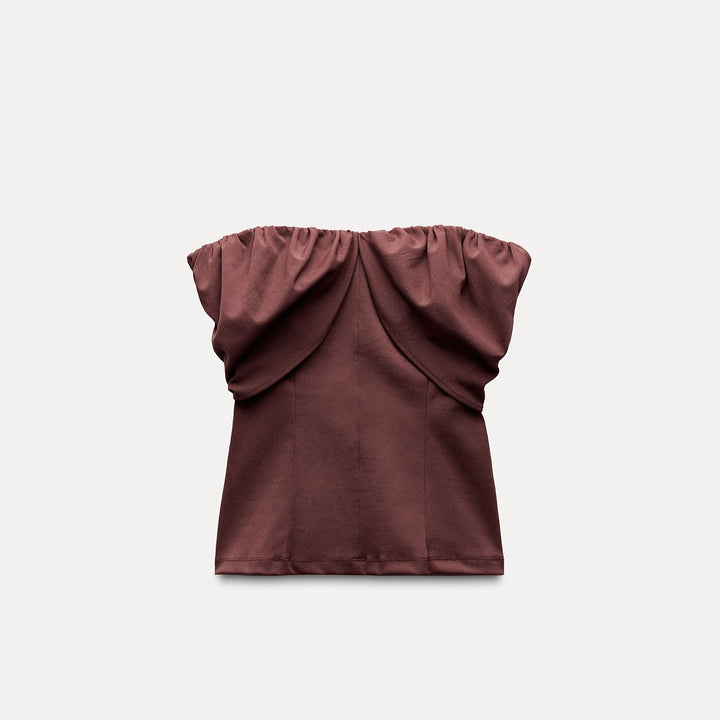 Moudda ZARA - Top Bandeau Fluide Élastique - Tunisie 1