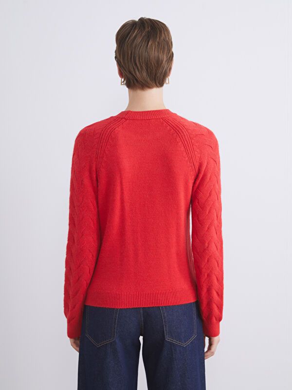 Moudda LC Waikiki - Pull-over épais en tricot cv pour Femmes - Tunisie 4