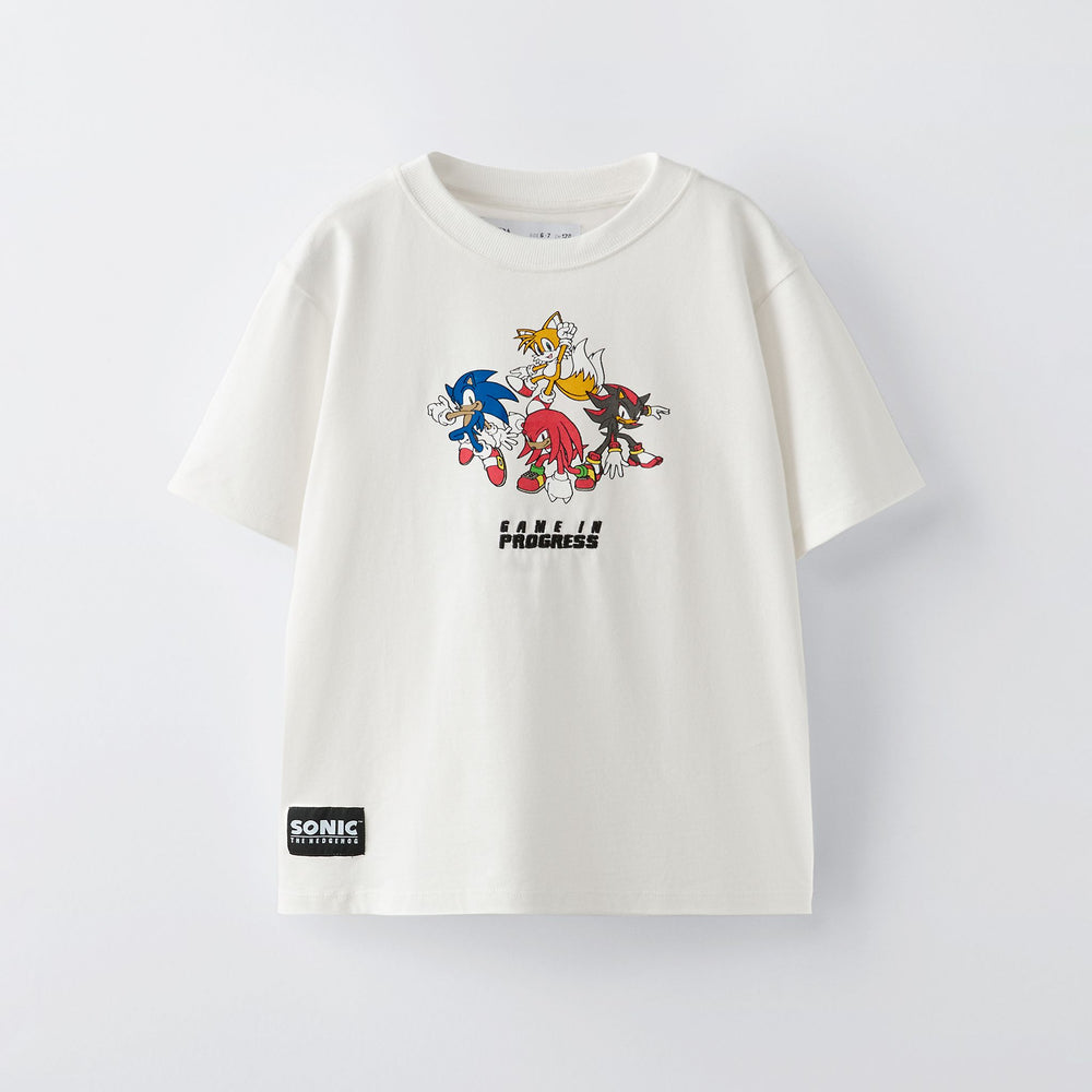 Moudda ZARA - T-shirt manches courtes brodé Sonic - Tunisie 2