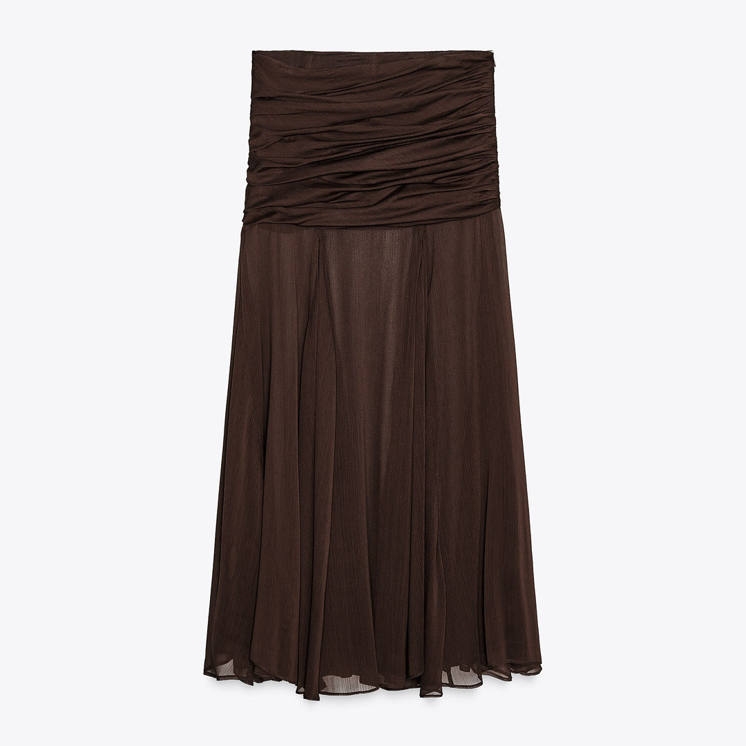 Moudda ZARA - Jupe Bambula - Détail Fajín Drapé - Tunisie 1