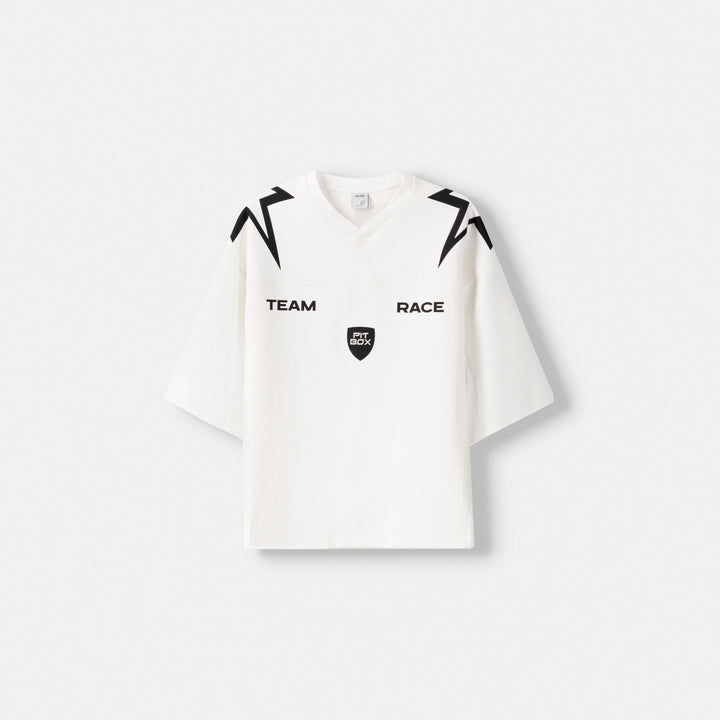 Moudda BERSHKA - T-shirt Oversize Néoprène Style Motocross - Tunisie 2