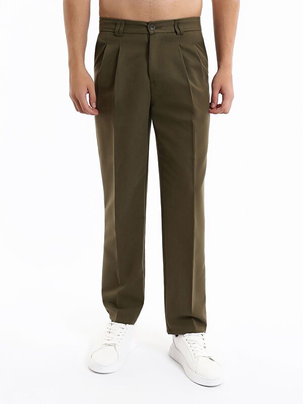 Moudda LC Waikiki - Pantalon tissé moyen Homme Kaki - Tunisie 2