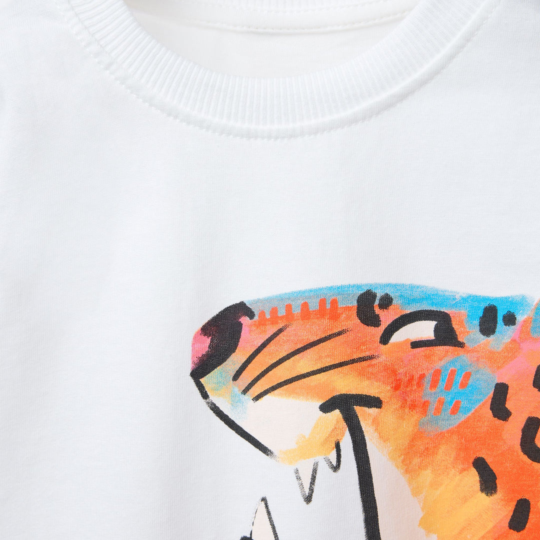 Moudda ZARA - T-Shirt Enfant - Guépard de Côté - Tunisie 3