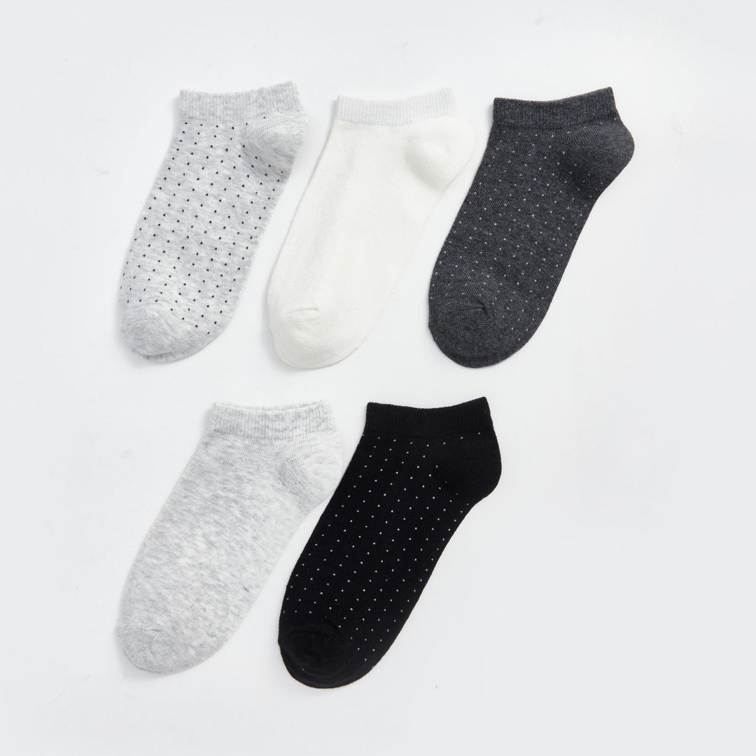 Moudda LC Waikiki - Chaussettes pour sneakers Femme Mélange de gris - Tunisie 1