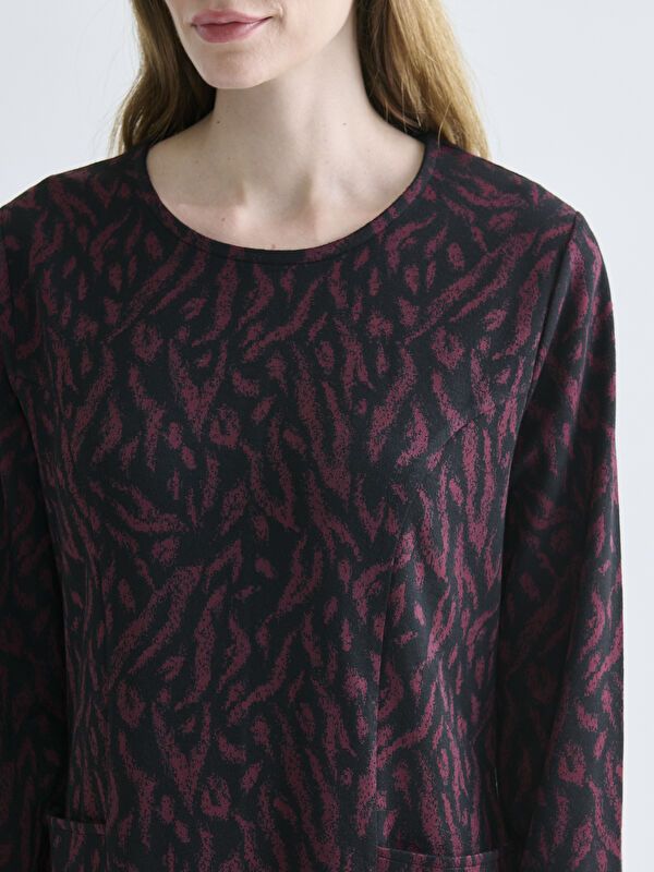 Moudda LC Waikiki - Robe en jersey cv à manches longues pour Femmes - Tunisie 3