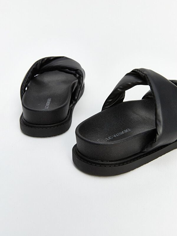 Moudda LC Waikiki - Chaussons stylés pour Femme couleur Noir - Tunisie 5