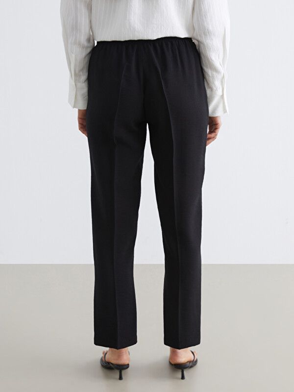 Moudda LC Waikiki - Pantalon fin en tissu pour Femme couleur Noir - Tunisie 4