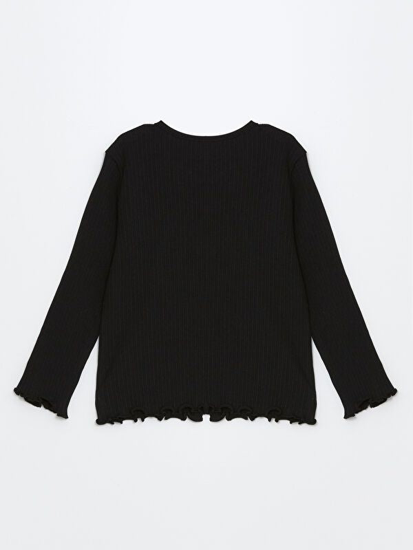 Moudda LC Waikiki - Body jersey basique manches longues Fille Noir - Tunisie 2