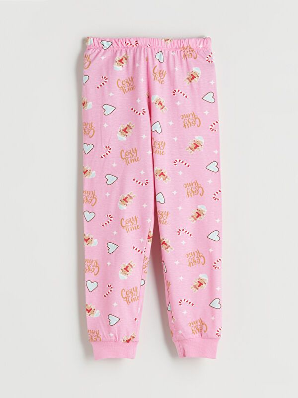 Moudda LC Waikiki - Sous-vêtement jersey pyjama manches longues milieu pour Filles - Tunisie 7