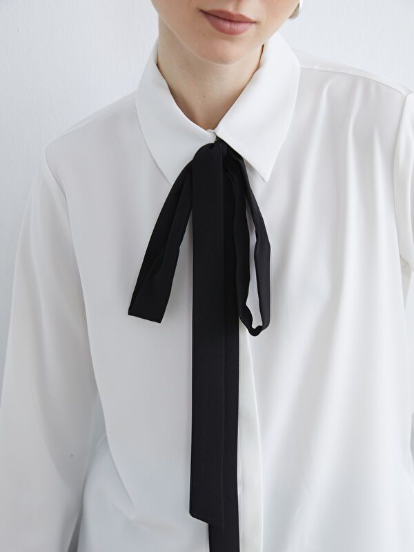 Moudda LC Waikiki - Chemise manches longues en tissu pour Femme - Tunisie 3