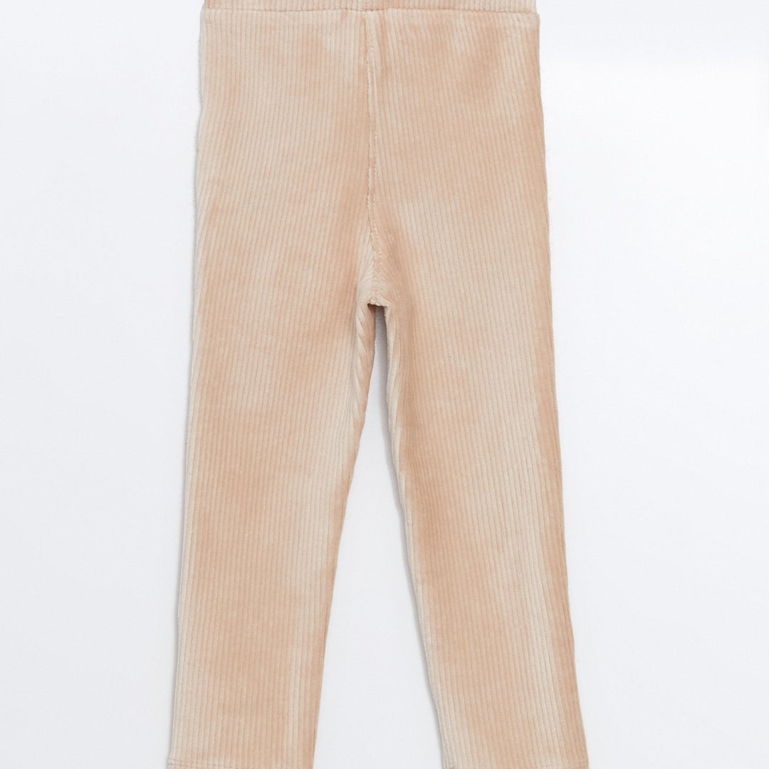 Moudda LC Waikiki - Pantalon jersey basique Fille Beige - Tunisie 3