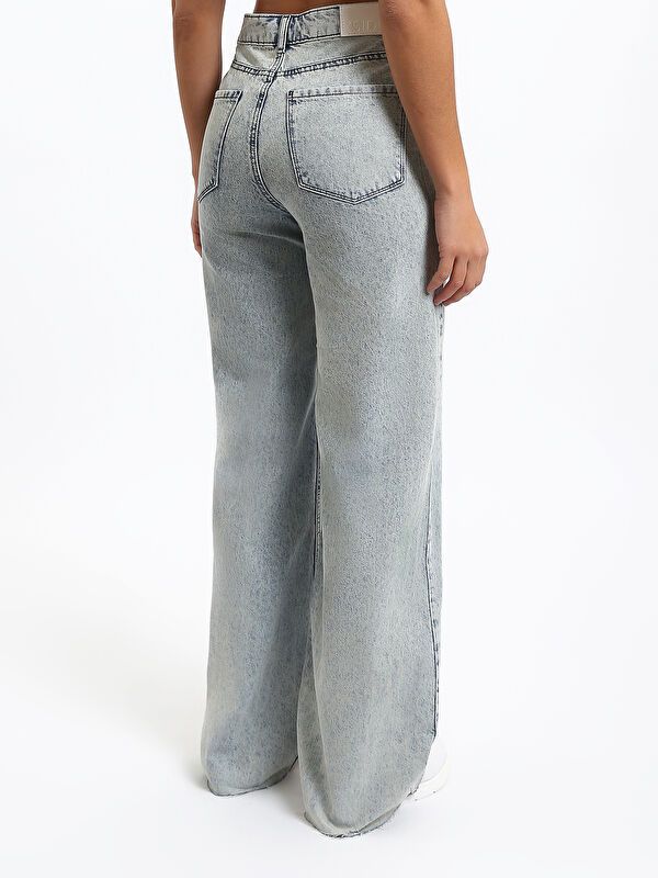 Moudda LC Waikiki - pantalon tissé en jean pour Femmes - Tunisie 5