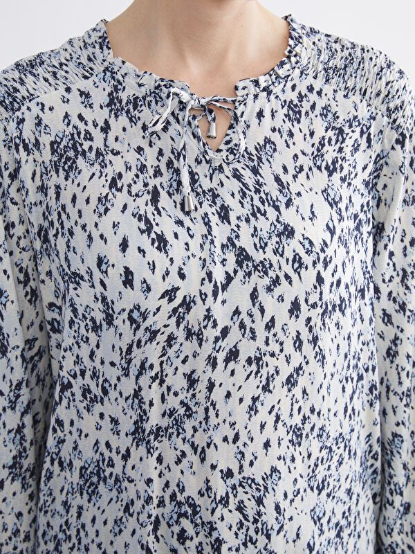 Moudda LC Waikiki - Chemisier (blouse) imprimé manches longues en tissu pour Femme - Tunisie 3