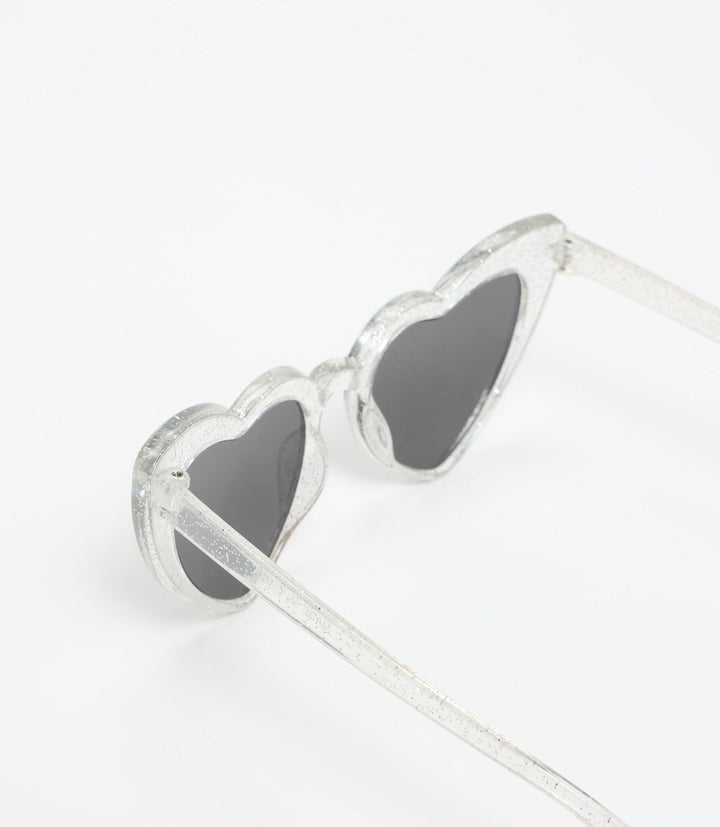 Moudda Lefties - Lunettes - Cœur Pailleté Argent - Tunisie 3