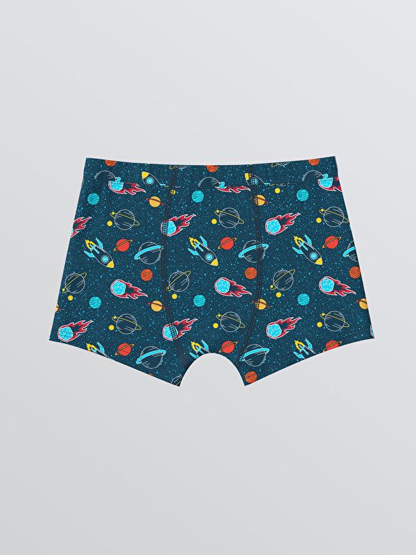Moudda LC Waikiki - Boxer en jersey pour Garçon couleur Bleu marine imprimé - Tunisie 2
