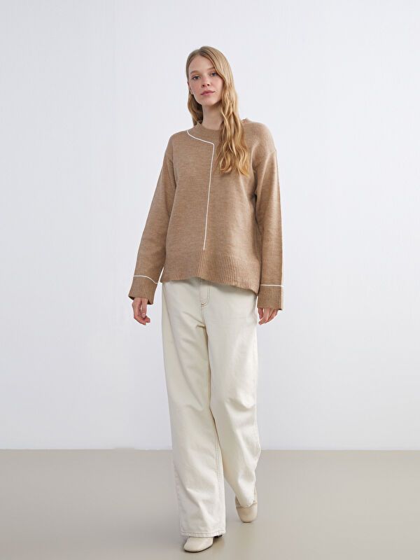 Moudda LC Waikiki - Pull-over épais en tricot cv pour Femmes - Tunisie 2