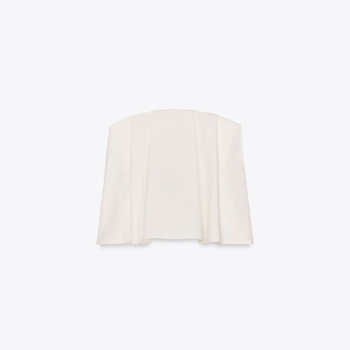 Moudda ZARA - Top Lin - Motif & Plis Encolure - Tunisie 1