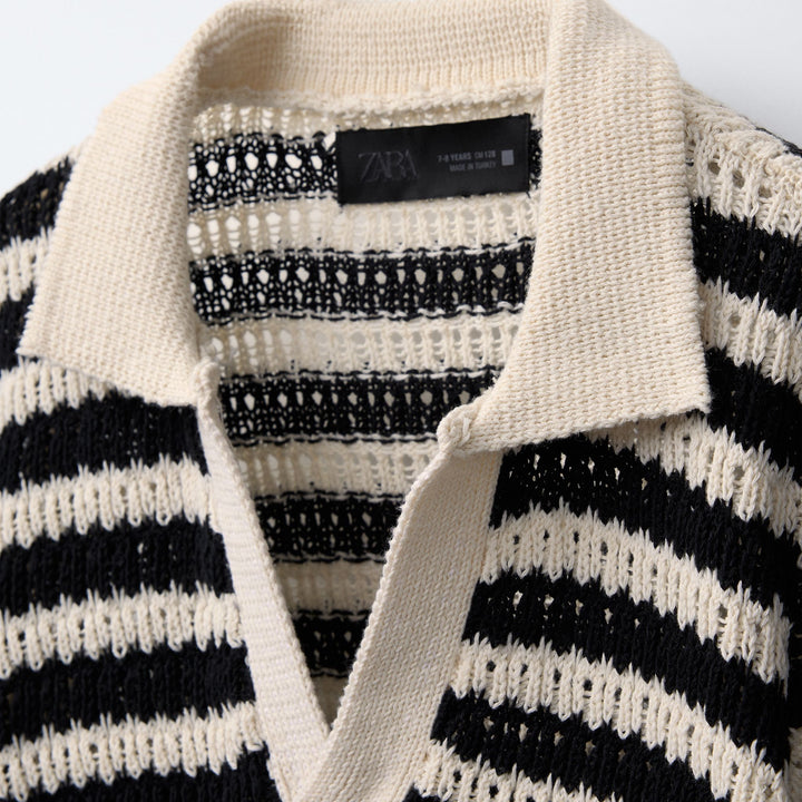Moudda ZARA - Polo Crochet - Rayures - Tunisie 3
