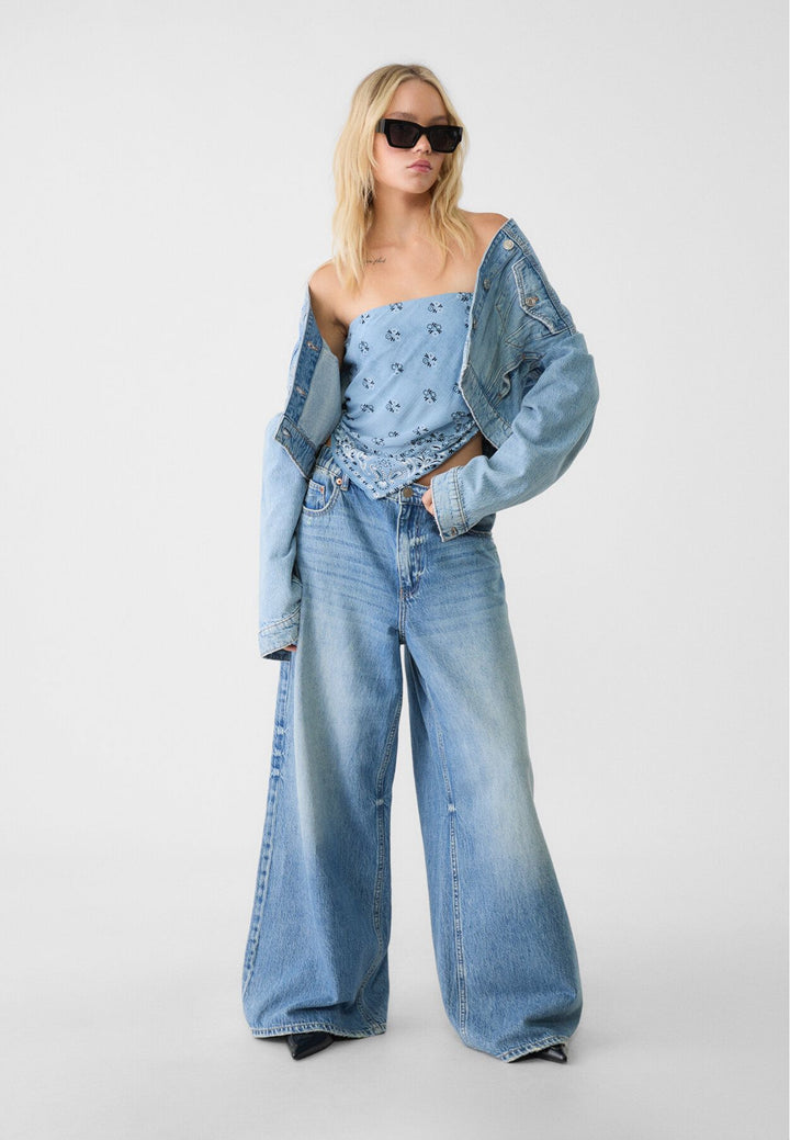 Moudda STRADIVARIUS - Top Bustier avec Foulard - Tunisie 3