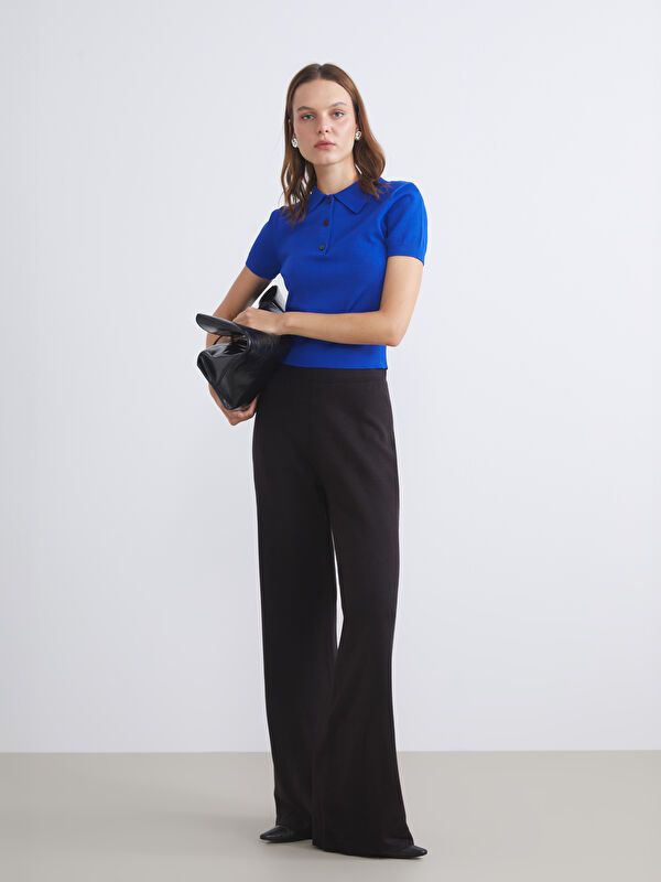 Moudda LC Waikiki - Pantalon tricot Femme Noir - Tunisie 1