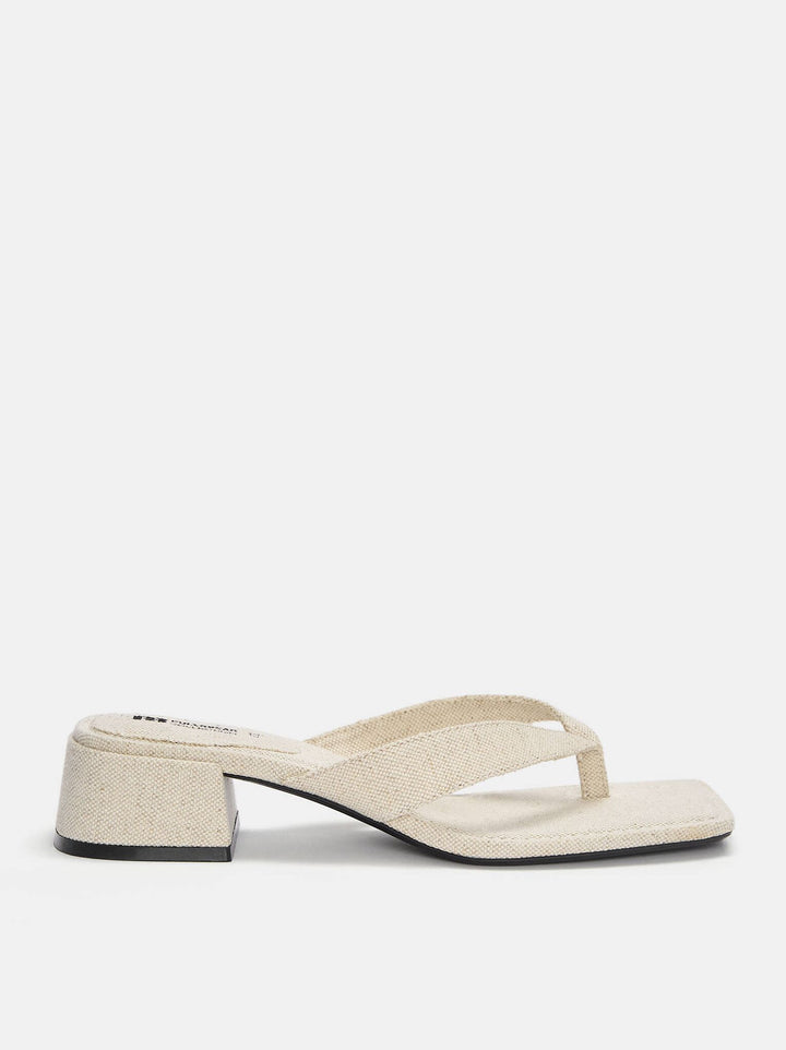 Moudda PULL & BEAR - Sandales à Talon Toe Naturelles Taille 35-36 - Tunisie 3