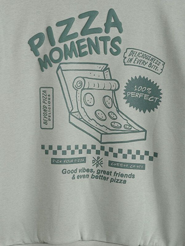 Moudda LC Waikiki - Sweatshirt en jersey Garçon Vert menthe terne - Tunisie 3