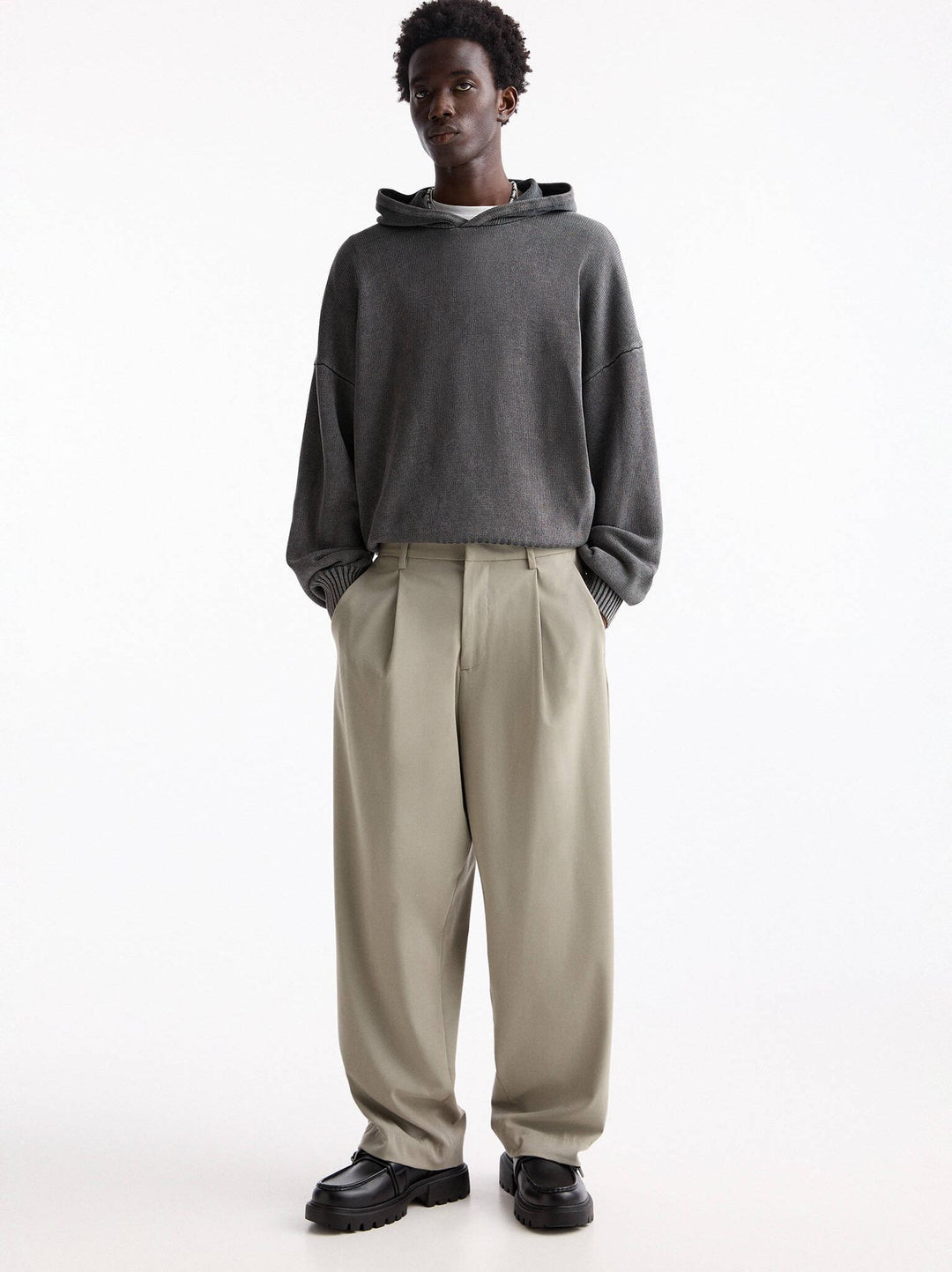 Moudda PULL & BEAR - Pantalon Taylor Wide Dart - Tunisie 1