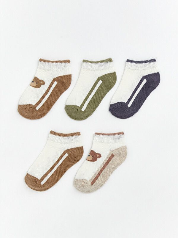 Moudda LC Waikiki - Chaussettes liner trainer (sport) pour Garçon couleur Écru - Tunisie 1