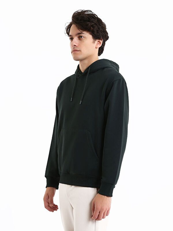 Moudda LC Waikiki - Sweatshirt en jersey Homme Vert foncé - Tunisie 4