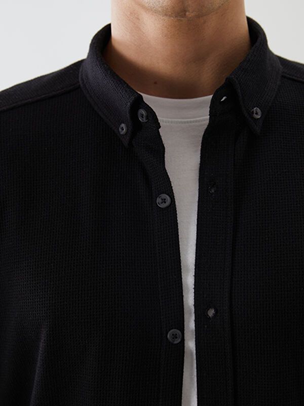 Moudda LC Waikiki - Chemise tissée à manches longues pour Hommes - Tunisie 3