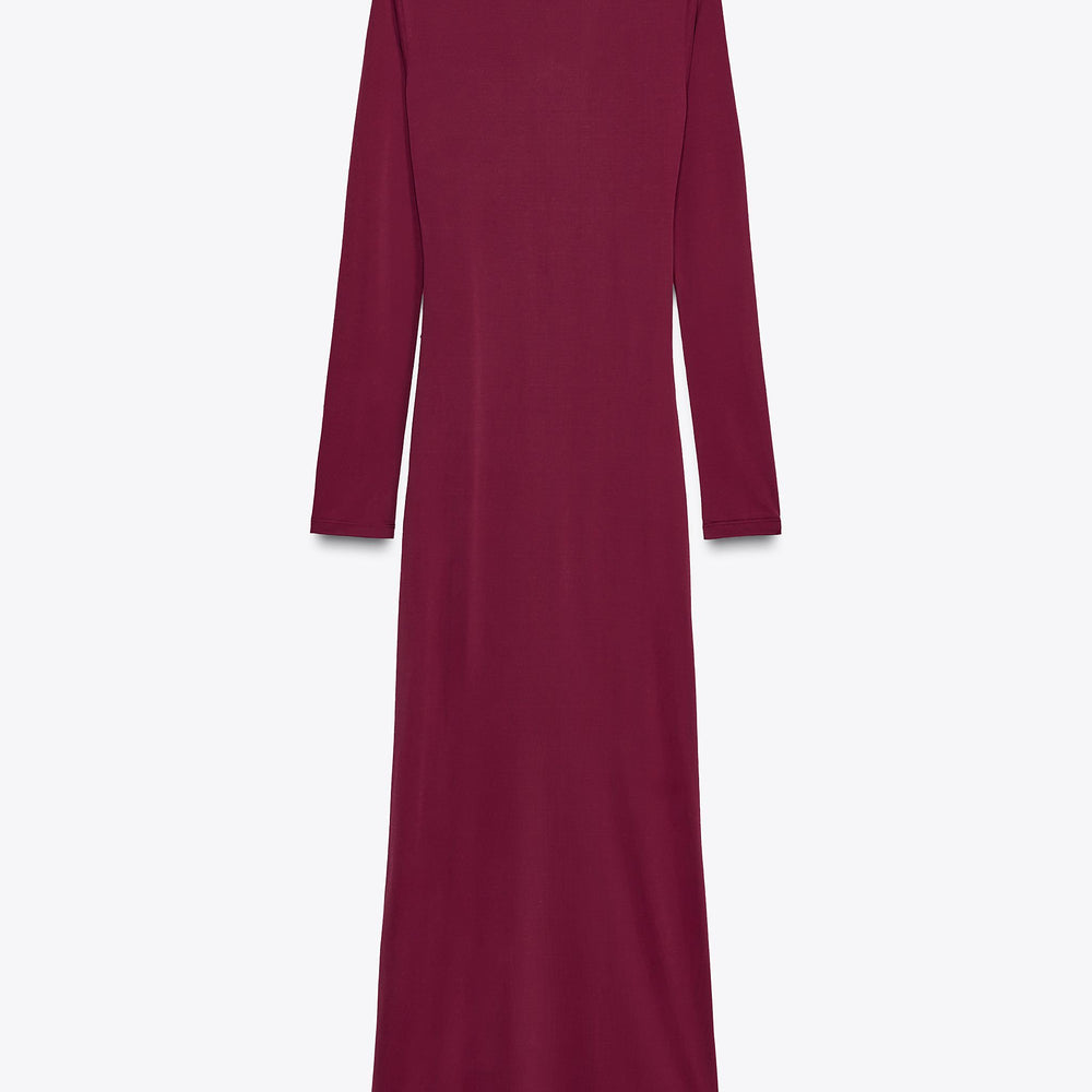 Moudda ZARA - Robe Midi - Col Volcado & Cupro - Tunisie 2